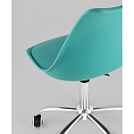 Офисный стул на металлическом основании EGGERY Blue пластик варинант исполнения - 3 | Loft Concept в Санкт-петербурге