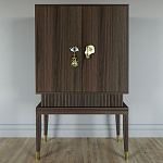 Кабинетный шкаф Elsa Dreams Walnut с 2-мя ящиками варинант исполнения - 3 | Loft Concept в Санкт-петербурге