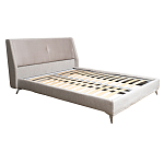 Кровать двуспальная серая Heart of the Bedroom варинант исполнения - 1 | Loft Concept в Санкт-петербурге