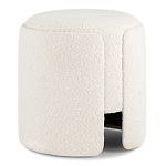 Дизайнерский Пуф Букле Poof Alice White Boucle  варинант исполнения - 1 | Loft Concept в Санкт-петербурге