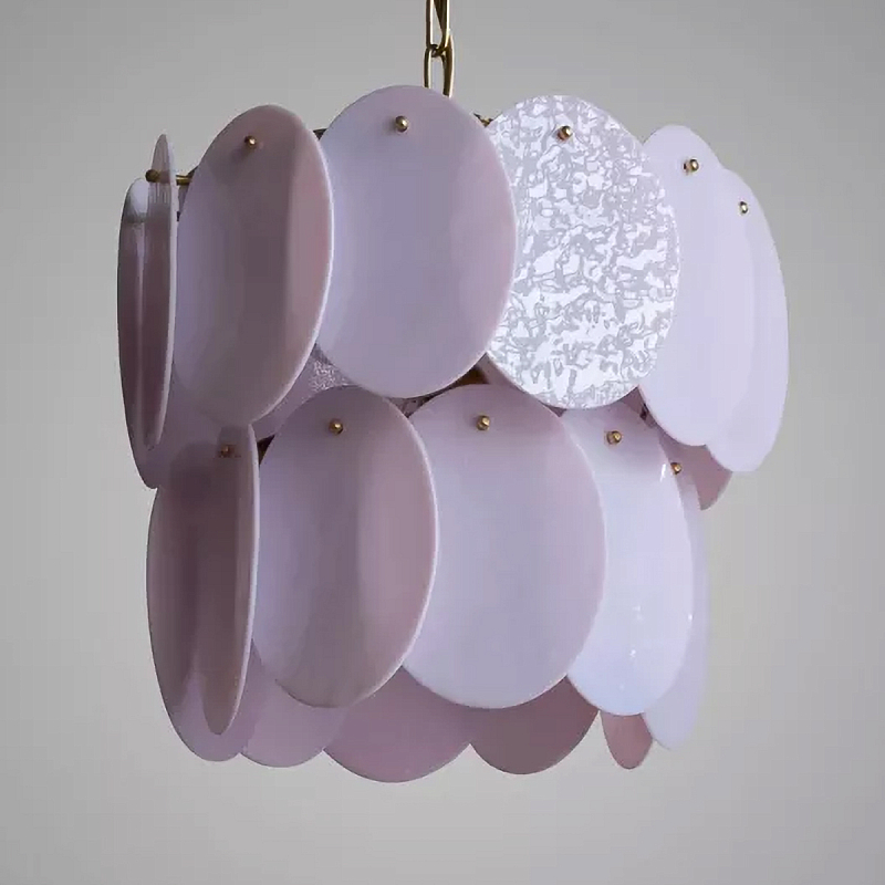 Люстра Pink Sunset Розовый Золотой Люстра Pink Sunset Розовый Золотой в Санкт-петербурге | Loft Concept