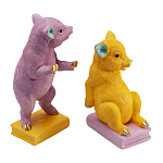 Держатель для книг Multicolored Piglet Bookends варинант исполнения - 2 | Loft Concept в Санкт-петербурге