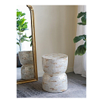 Приставной столик с мозаичным рисунком из раковин устриц Bone Inlay варинант исполнения - 5 | Loft Concept в Санкт-петербурге