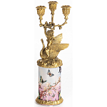 Фарфоровый подсвечник Лебедь с ангелом Asse варинант исполнения - 3 | Loft Concept в Санкт-петербурге