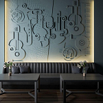 Барельеф ORCHESTRA варинант исполнения - 1 | Loft Concept в Санкт-петербурге