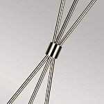 Торшер на трех тонких перекрещенных ножках с белым конусным абажуром из льна Feiss варинант исполнения - 7 | Loft Concept в Санкт-петербурге