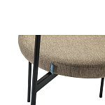 Стул металлический с мягкой спинкой и сиденьем Alfie Chair варинант исполнения - 9 | Loft Concept в Санкт-петербурге