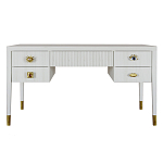 Письменный стол с 4-мя ящиками Elsa Dreams White варинант исполнения - 7 | Loft Concept в Санкт-петербурге