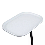 Столик приставной с прямоугольной серой столешницей Steel Stable Table варинант исполнения - 4 | Loft Concept в Санкт-петербурге