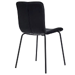 Стул черный с обивкой из велюра Black Archie Chair варинант исполнения - 3 | Loft Concept в Санкт-петербурге