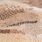 Тканый вручную монументальный настенный гобелен Earth Flow варинант исполнения - 2 | Loft Concept в Санкт-петербурге