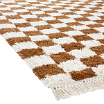 Ковер с шахматным принтом Chess Layout с эффектом шерсти варинант исполнения - 4 | Loft Concept в Санкт-петербурге