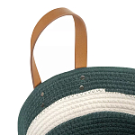 Корзина для хранения с ручками Interlacement Green  варинант исполнения - 2 | Loft Concept в Санкт-петербурге