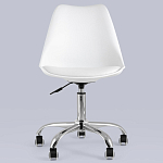 Офисный стул на металлическом основании EGGERY White варинант исполнения - 4 | Loft Concept в Санкт-петербурге