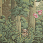 Обои ручная роспись Redwoods Sequoia colourway on Aurore scenic paper варинант исполнения - 1 | Loft Concept в Санкт-петербурге