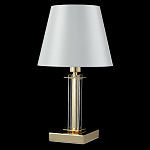 Настольная лампа с белым тканевым абажуром в форме конуса Laurent варинант исполнения - 8 | Loft Concept в Санкт-петербурге