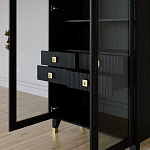 Дизайнерский шкаф витрина Elsa Dreams Black с 4-мя ящиками варинант исполнения - 8 | Loft Concept в Санкт-петербурге