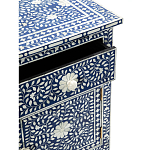 Комод инкрустация костью ORIENTAL Indian синий орнамент варинант исполнения - 6 | Loft Concept в Санкт-петербурге