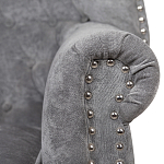 Кресло Charlie Armchair grey velour варинант исполнения - 5 | Loft Concept в Санкт-петербурге