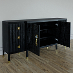 Большой Комод-буфет Elsa Dreams Black с ящиками варинант исполнения - 5 | Loft Concept в Санкт-петербурге