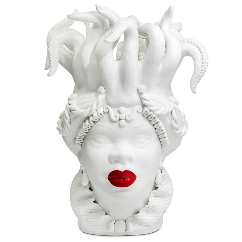 Ваза Vase Moro Lady Tentacles Белый в Санкт-петербурге | Loft Concept 