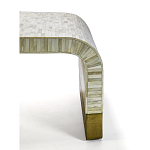 Стол журнальный Белый  BONE INLAY SIDE TABLE-Cream варинант исполнения - 3 | Loft Concept в Санкт-петербурге