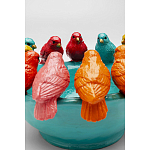 Декоративное дизайнерское блюдо разноцветные попугаи  варинант исполнения - 4 | Loft Concept в Санкт-петербурге