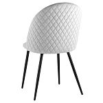 Мягкий стул в сером велюре Miruna Chair варинант исполнения - 4 | Loft Concept в Санкт-петербурге