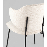 Стул Bellamy букле молочный варинант исполнения - 3 | Loft Concept в Санкт-петербурге
