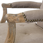 Кресло Aubrey Classical Armchair brown flax варинант исполнения - 4 | Loft Concept в Санкт-петербурге