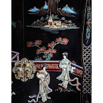 Шкаф черный в китайском стиле  Chinese Cabinet Black варинант исполнения - 2 | Loft Concept в Санкт-петербурге