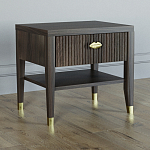 Прикроватная тумбочка с ящиком Elsa Dreams Walnut варинант исполнения - 1 | Loft Concept в Санкт-петербурге