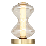 Настольная лампа светодиодная с волнообразным стеклянным плафоном Amphora of Light варинант исполнения - 3 | Loft Concept в Санкт-петербурге