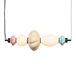 Подвесной светильник фигруный с керамическими элементами 18W LED Fragrant Light варинант исполнения - 2 | Loft Concept в Санкт-петербурге