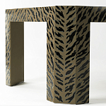 Дизайнерский кофейный стол с рисунком леопард Neytiri Beige Leopard варинант исполнения - 3 | Loft Concept в Санкт-петербурге