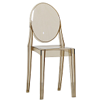 Прозрачный стул с янтарным оттенком LOUIS GHOST CHAIR варинант исполнения - 1 | Loft Concept в Санкт-петербурге