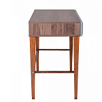 Стол письменный из массива бука с 2-мя ящиками серый Wenge Light варинант исполнения - 2 | Loft Concept в Санкт-петербурге