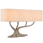 Настольная лампа с корпусом в виде дерева Gray Concrete Trunk варинант исполнения - 2 | Loft Concept в Санкт-петербурге