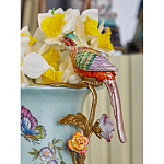 Ваза с птичкой из фарфора с бронзовыми элементами Garden of Eden варинант исполнения - 9 | Loft Concept в Санкт-петербурге