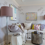 Обои ручная роспись Bamboo Special Colourway on Natural Mica metallic silk варинант исполнения - 1 | Loft Concept в Санкт-петербурге