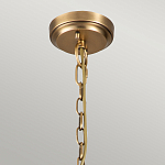 Люстра цвета латунь с 5-ю цилиндрическими плафонами из прозрачного пузырчатого стекла Kichler варинант исполнения - 6 | Loft Concept в Санкт-петербурге