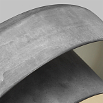 Подвесной светильник с массивным круглым стальным плафоном серого цвета в индустриальном стиле на цепи Feiss варинант исполнения - 3 | Loft Concept в Санкт-петербурге