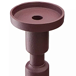 Подсвечник фигурный сливовый Bright Accent 35 см варинант исполнения - 2 | Loft Concept в Санкт-петербурге