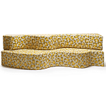 Дизайнерский модульный диван волнистой формы с цветным принтом Poltronova Superonda Sofa варинант исполнения - 3 | Loft Concept в Санкт-петербурге