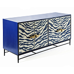 Буфет в гостиную с инкрустацией Bone Inlay Deco Sideboard - Orleans ZEBRA варинант исполнения - 1 | Loft Concept в Санкт-петербурге
