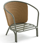 Садовое кресло с каркасом из стали Kenneth Chair варинант исполнения - 4 | Loft Concept в Санкт-петербурге