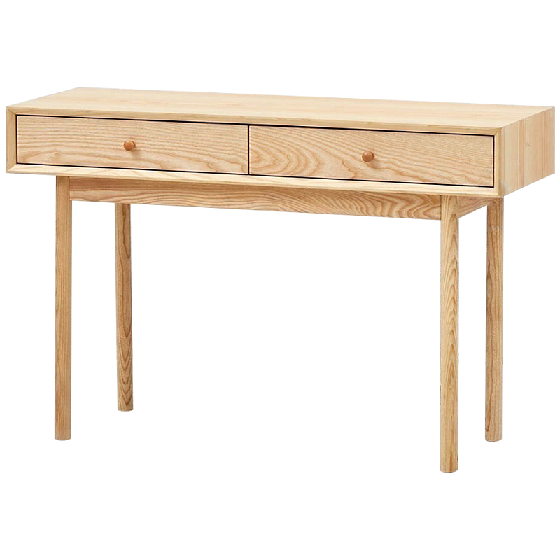 Деревянная консоль с 2-мя ящиками Marleen Wooden Console Древесина в Санкт-петербурге | Loft Concept 