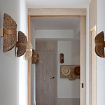 Бра плетеное из ротанга Chainmail варинант исполнения - 3 | Loft Concept в Санкт-петербурге