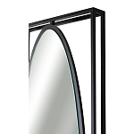 Зеркало овальное в металлической оправе в стиле лофт Urban Style Space варинант исполнения - 3 | Loft Concept в Санкт-петербурге