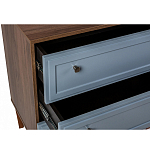 Комод серый из массива бука с 3-мя ящиками Wenge Light варинант исполнения - 3 | Loft Concept в Санкт-петербурге